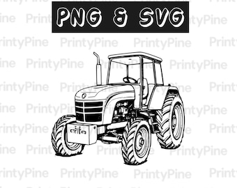 Tractor SVG y PNG / Archivo láser / Archivo Cricut / Descarga digital