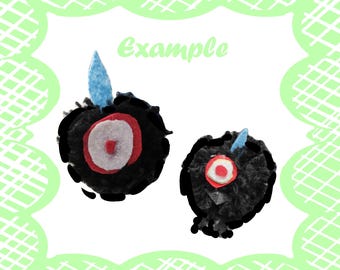 Pompom Dottoling Keychain