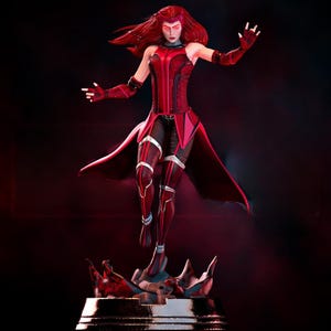 Chaos Sorceress STL – Mystical Magic Heroine 3D Print Model