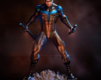 Masked Acrobat Vigilante STL – Urban Night Protector 3D Print Model