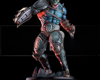 Cybernetic Villain STL – Mechanical Arm Warrior 3D Print Model