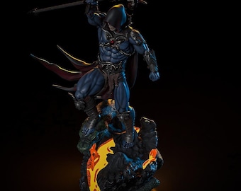 Skeletal Dark Lord STL – Gothic Fantasy Sorcerer Villain 3D Print Model