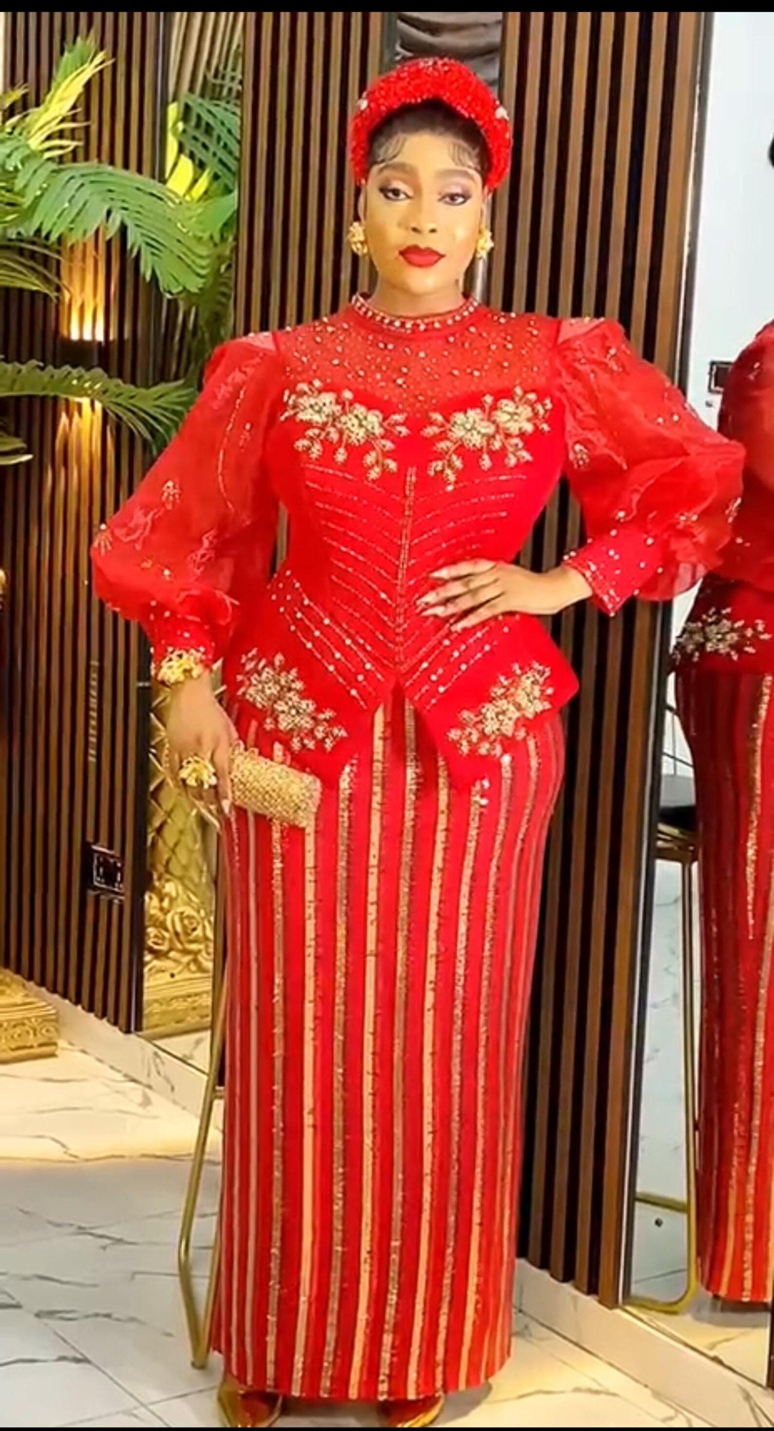 Red Sequin Plus Size Dress - Etsy Red Sequin Plus Size Dress - Etsy