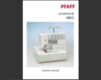 Pfaff Coverlock 4862 owners manual, ebook pdf INSTANT DOWNLOAD English Language