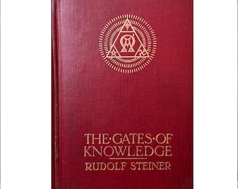 The Gates of Knowledge, Rudolf Steiner 1912 1st Ed, ebook pdf INSTANT DOWNLOAD English Language