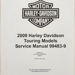 Harley davidson service manual - Etsy 日本
