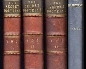 The Secret Doctrine, H. P. Blavatsky 1893 3rd Ed vol 1-3, ebook pdf INSTANT DOWNLOAD English Language