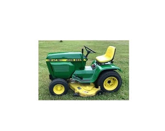 John Deere 200 210 212 214 lawn and garden tractor service repair technical manual pdf – ebook instant download, English language