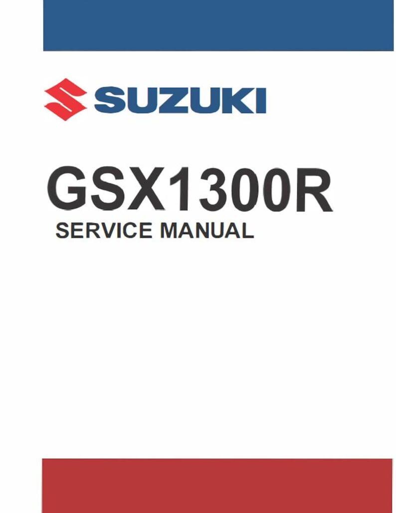 2021-2024 Suzuki GSX1300R Hayabusa (gen 3) Service Repair Manual