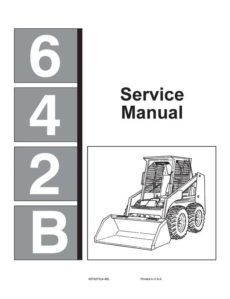 17923385609705956099allebobcat 642b Skid Steer Loader Service Repair Manualhtml