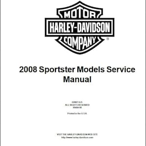 Harley davidson service manual - Etsy 日本