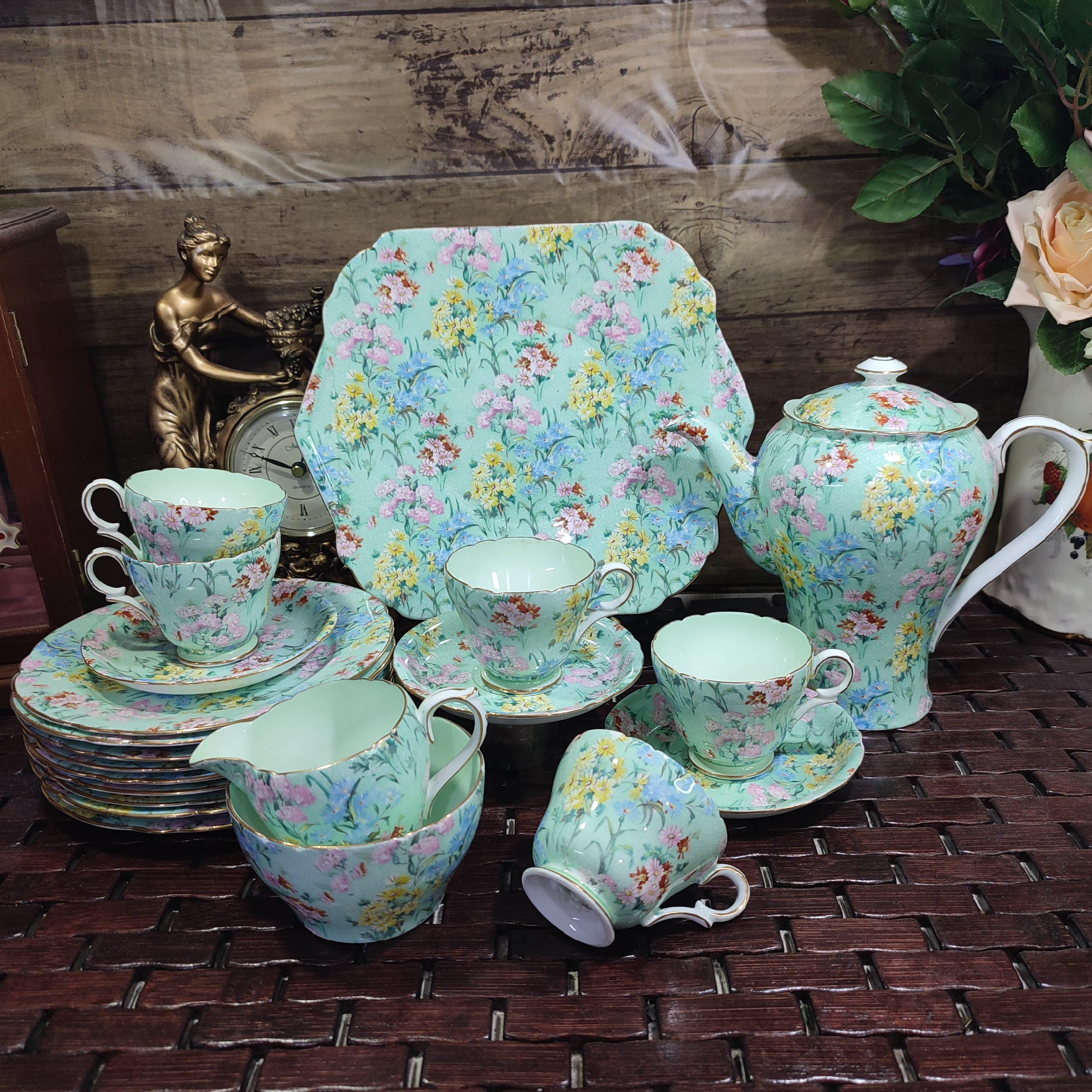 Shelley tea set - Etsy 日本