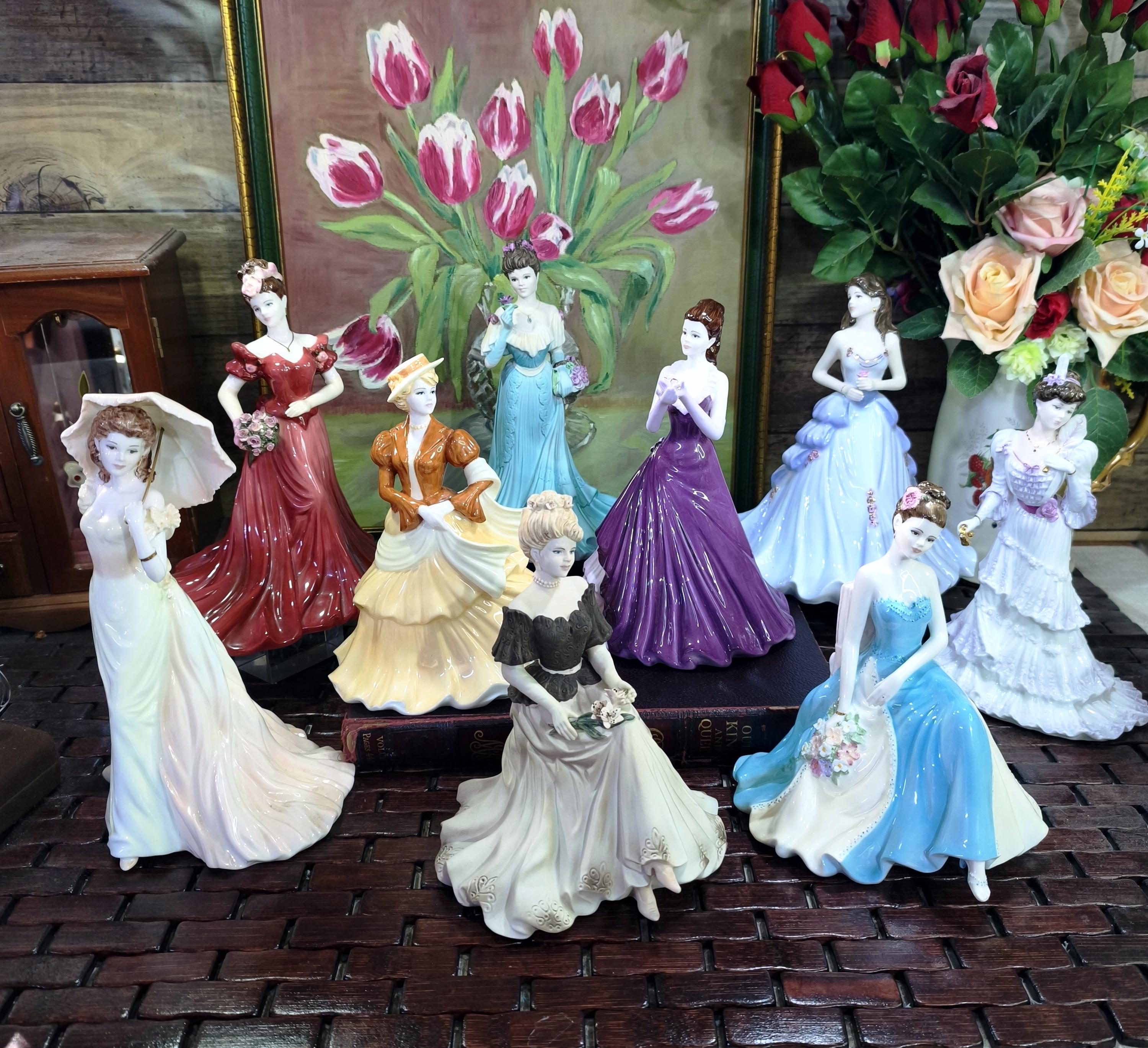 Coalport Lady Figurine - Etsy UK