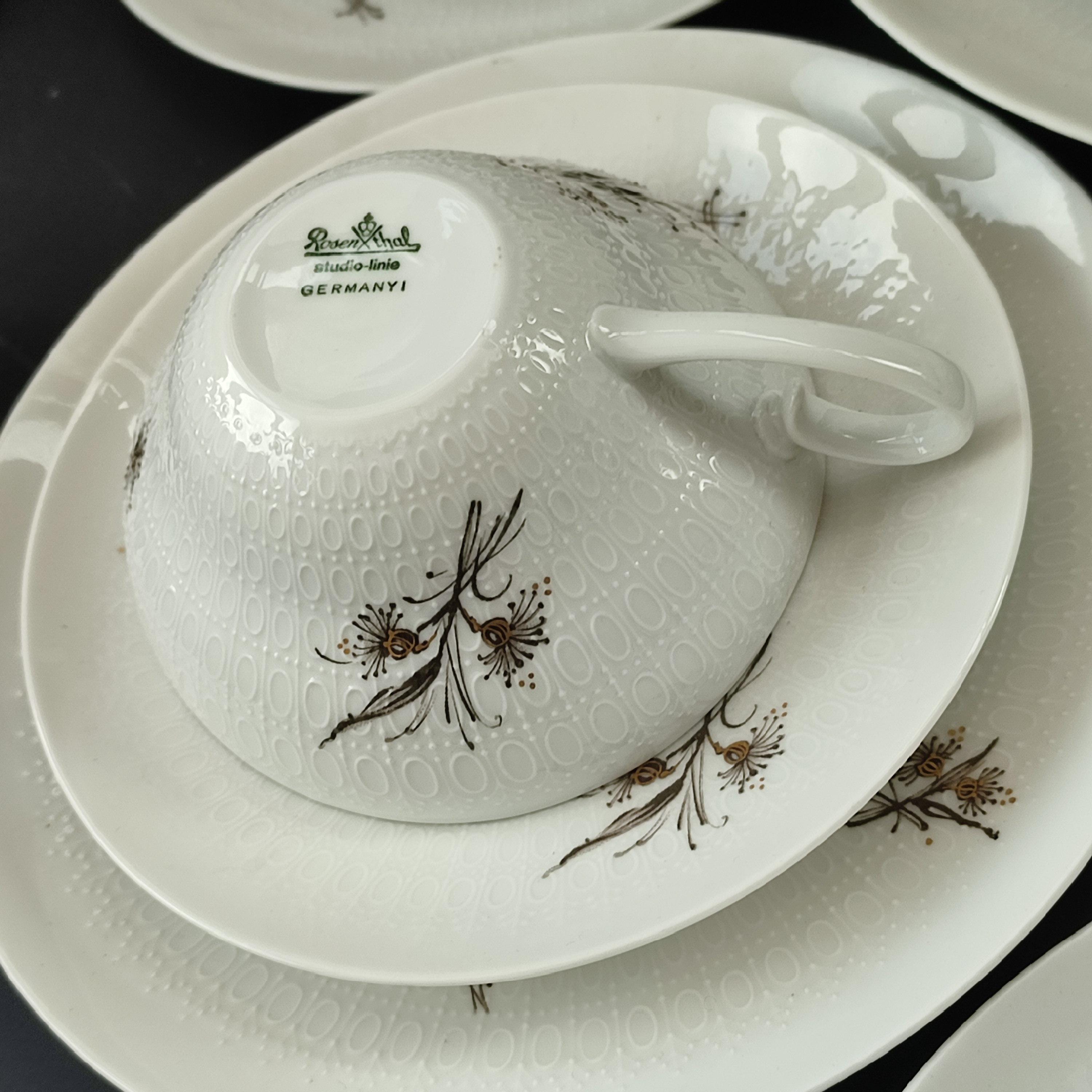 Rosenthal Studio Romance in Moll Coffee Tea Service Bjørn Wiinblad