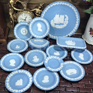 格安‼️ Jasperware Blue Collection Wedgwood Jasperware Blue - Etsy