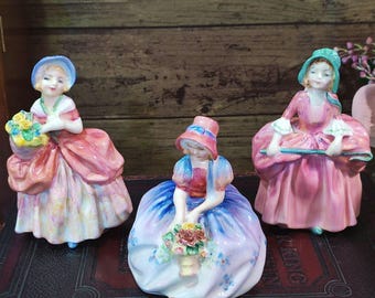 Selection - Royal Doulton Figurines Vintage Collectable Antique