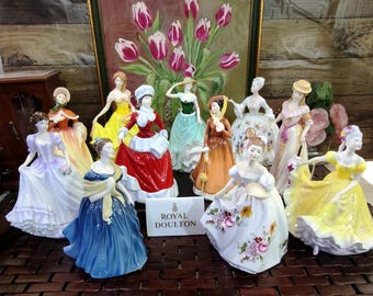 Selection - Royal Doulton Lady Figurine Fine Bone China