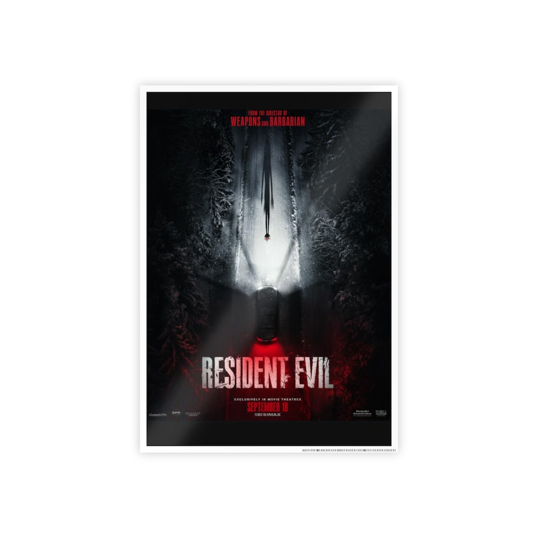 Resident Evil 2026 Movie Poster Gloss Poster | Gloss Poster Horror - Etsy