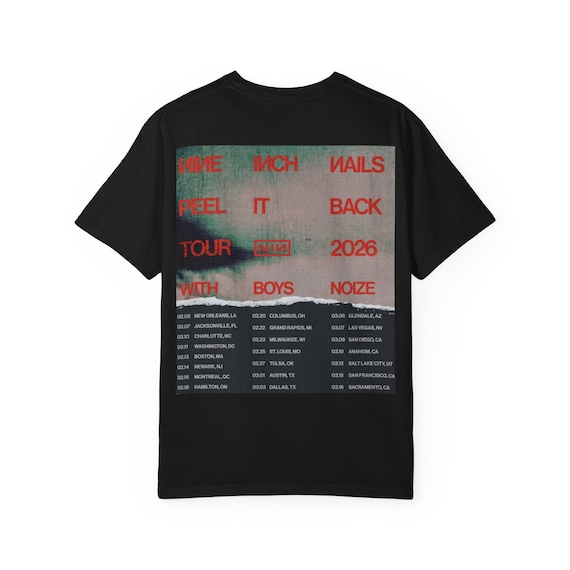 NIN Nine Inch Nails Peel It Back Tour Tee 2026 S-4XL T-shirt