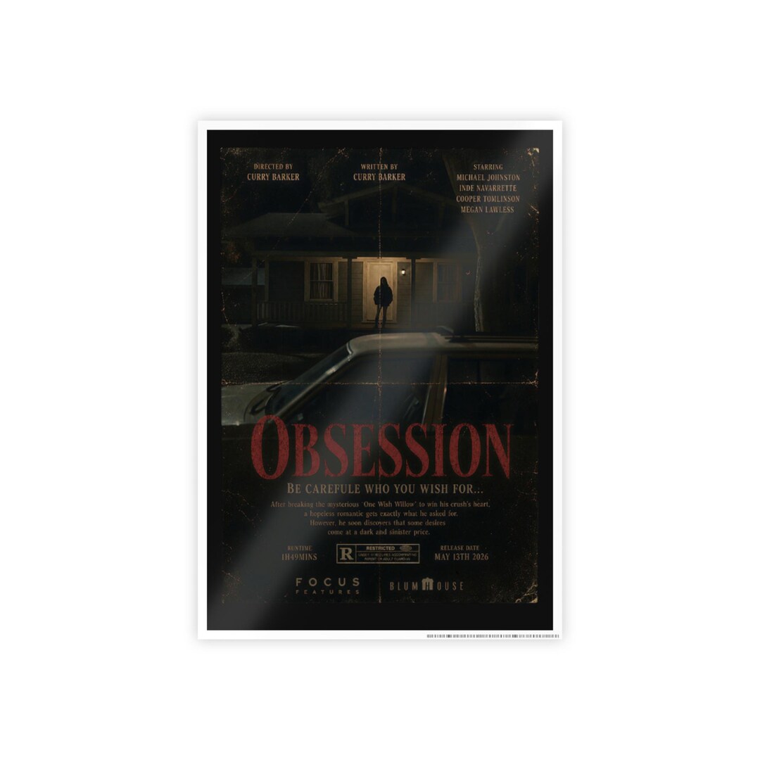 Obsession 2026 Movie Poster Gloss Poster Horror Thriller Wall Art Etsy Obsession 2026 Movie Poster Gloss Poster Horror Thriller Wall Art Etsy
