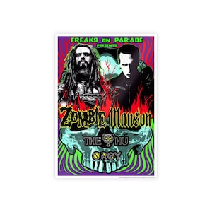 Rob zombie concert poster - Etsy 日本