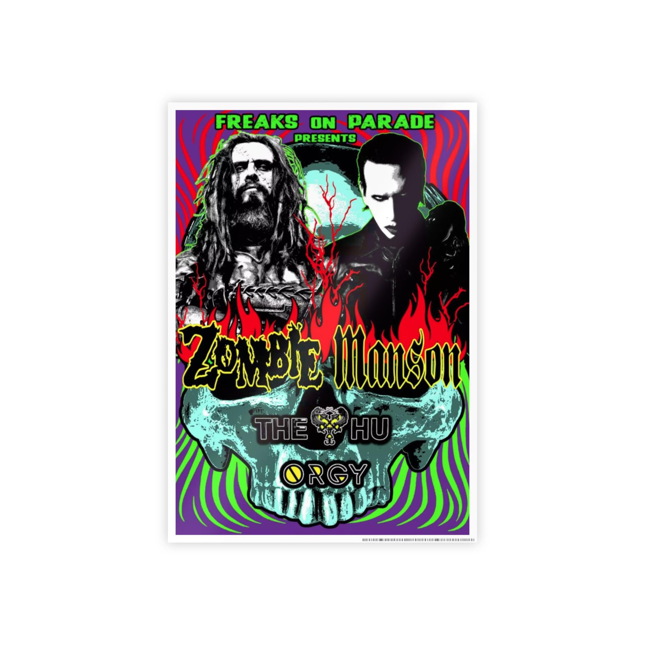 Rob zombie concert poster - Etsy 日本