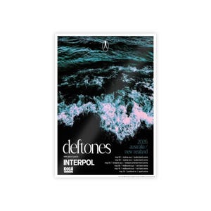 deftones／デフトーンズ 直筆サイン入りチラシ DEFTONES TOUR deftones／デフトーンズ 直筆サイン入りチラシ DEFTONES TOUR Deftones