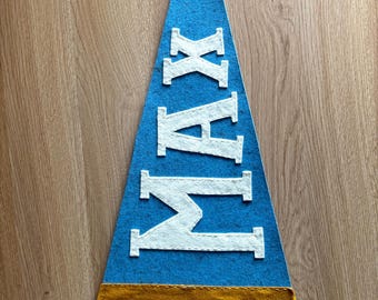 Custom Name Felt Pennant