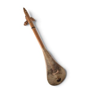 Marokkanische Profi-Loutar (3- und 4-saitig) mit Koffer, authentische Berber-Loutar, traditionelle marokkanische Laute, Rwicha-Loutar, handgefertigt