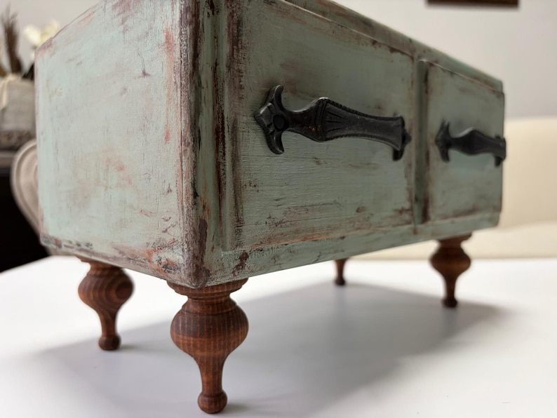 Handcrafted Rustic Wooden Drawer Organizer: Farmhouse Decor - Etsy
