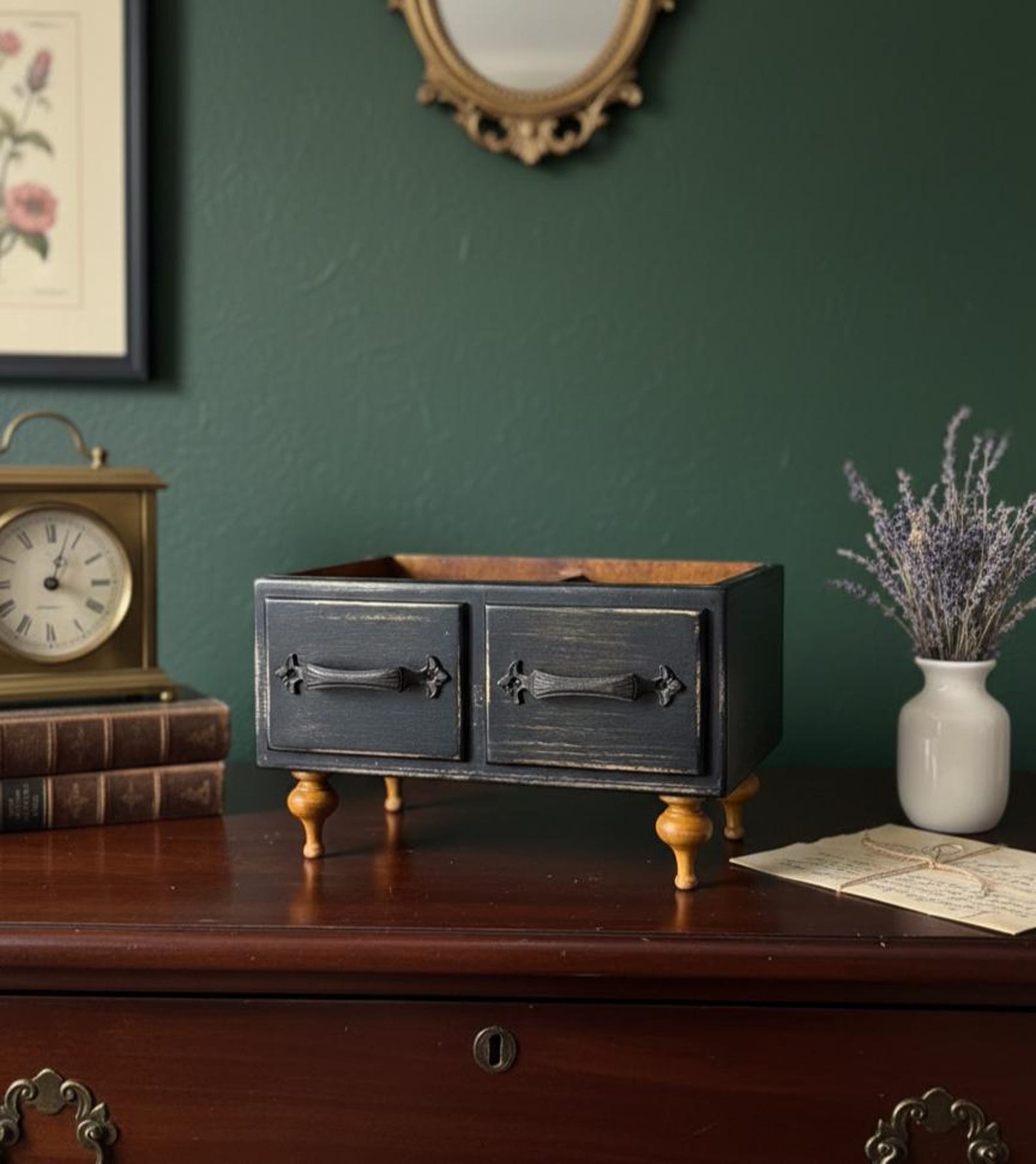 Handcrafted Rustic Wooden Drawer Organizer: Farmhouse Decor - Etsy