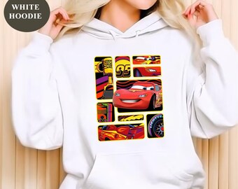 Cute Racing Cartoon Shirt, Speed Car Graphic Tee, Funny Truck Shirt, Cartoon Car Movie Tee, Family Vacation Shirt, Road Trip Unisex T-Shirt