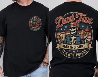 First Fathers Day Shirt, Funny Dad Tax Tee, New Dad Gift from Baby, Official Snack Inspector T-Shirt