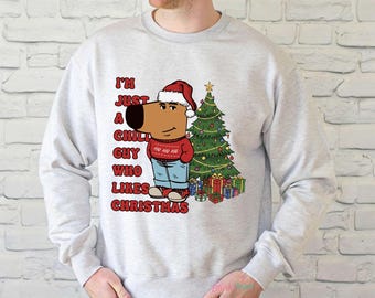 Funny Christmas Graphic Tee, Chill Guy Holiday Shirt