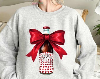 Valentines Dr Soda Est 1885 Sweatshirt, Soda Sweatshirt, Cute Dr Pe.pper Shirt, Soda Lover Gift, Dr. Crewneck Sweatshirt,Dr Soda Sweater