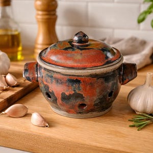 Tarro de almacenamiento (ajo, cebollas, chalotas)