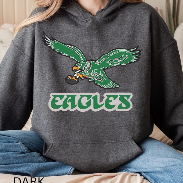Retro Old School Kelly Green Philadelphia Football Apparel