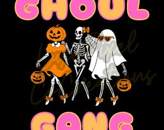Ghoul Gang SVG Halloween Projekt Cyfrowy