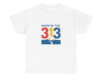 Made in the 313 - Unisex Heavy Cotton Tee