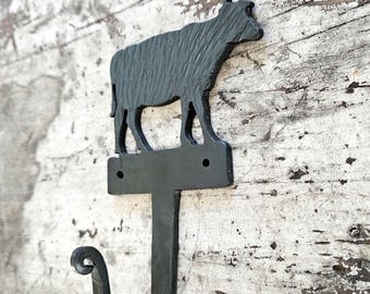 Handforged decorative coat hook