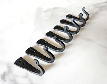 Handforged Blacksmith Hook - Steel Coat, Pot, Plant Hanger