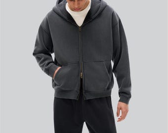 Minimalistische golfstijl: vintage-geïnspireerde 'In Golf We Trust'-hoodie voor heren