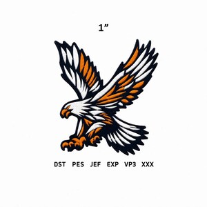 Flying Eagle Embroidery Design | Hoodie Back Pattern (Digital Download)