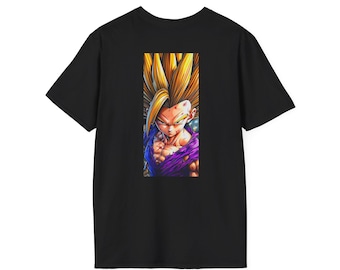 Anime Warrior T-Shirt – Japanese Manga Art, Streetwear Urban Style Tee