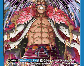 Donquixote Doflamingo OP01-060 Leader - Orica - TCG - Holo Card - Proxy OP