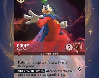 2024 Disney Lorcana Goofy Super Goof #107 FOIL PSA 10 Gem Mint - Etsy