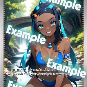 bikini pokemon card Nemona Full Art Swimsuit Trainer – withlovebysleepy main image 1