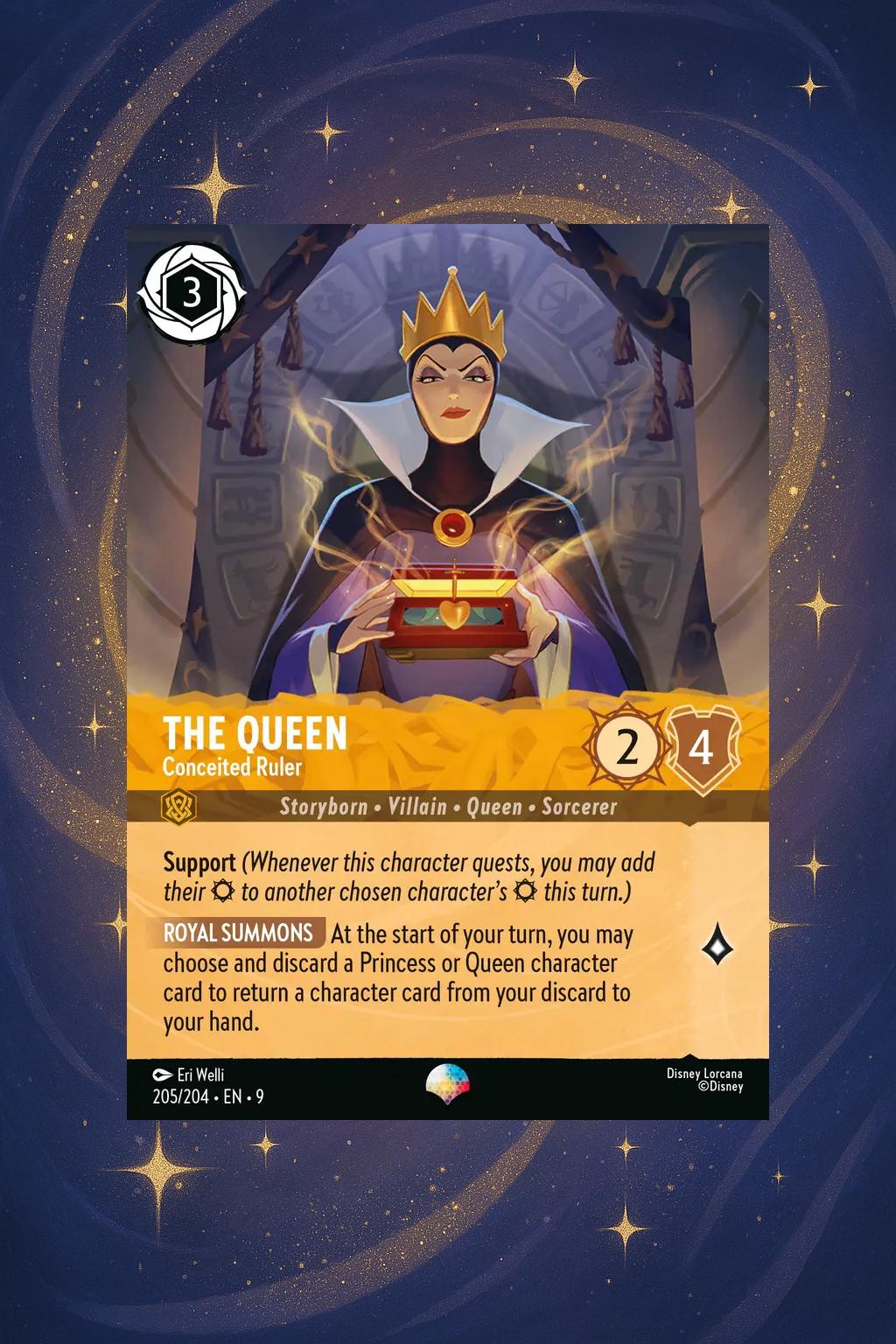 The Queen - Conceited Ruler Orica - TCG - Holo Card - Proxy Lorcana - Etsy
