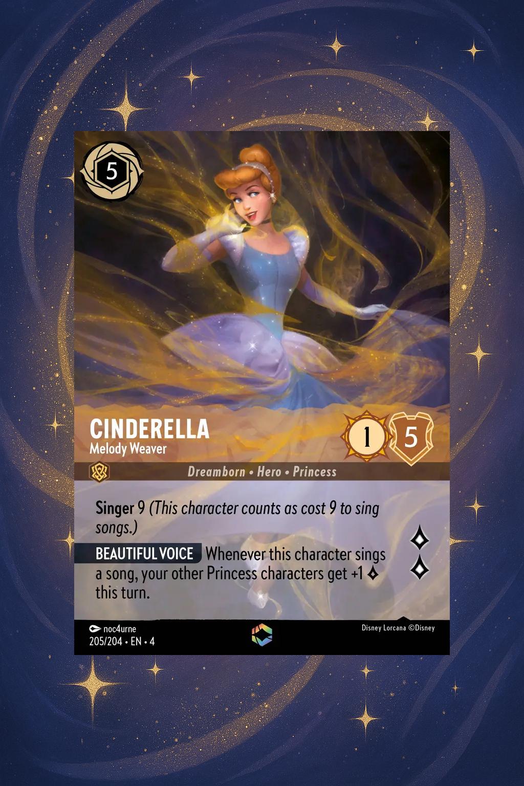 Lorcana Enchanted Cinderella - Etsy