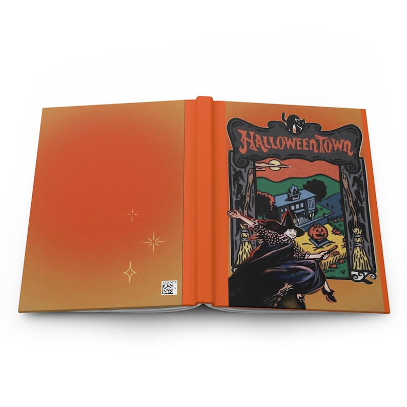 Diario de tapa dura inspirado en la película Halloweentown, papelería de Halloween de Disney imagen 5